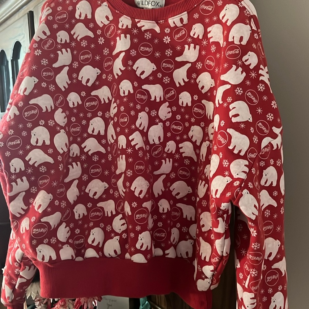 Wildfox Coca Cola sweatshirt worn once and washed